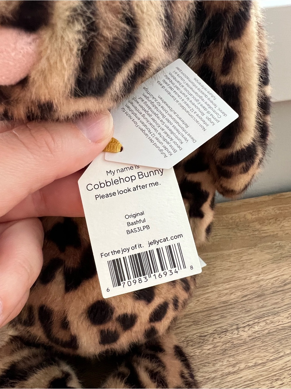 Jellycat Cobblehop Bunny BNWT - Picture 6 of 6